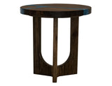 Zaphiro End Table - Sapphire Epoxy Resin Wood Table