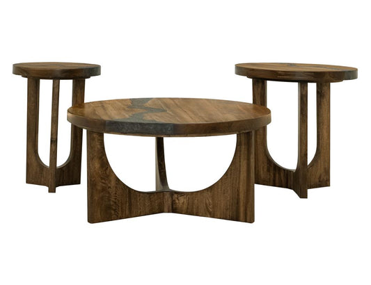 Silver Occasional Collection End Table | Modern Resin River Design