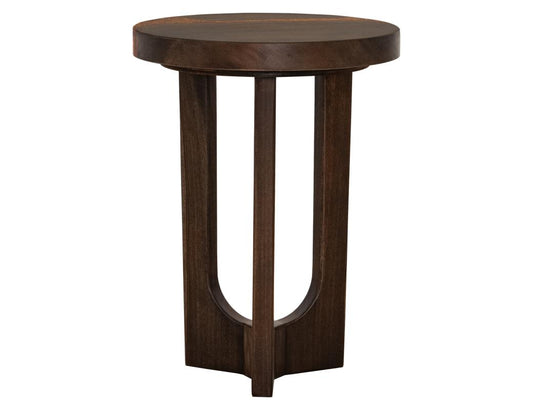 Raramuri Chairside Table | Mango Wood & Epoxy Resin Live-Edge