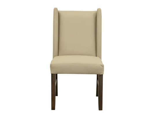 100% Leather Upholstered Wingback Chair | Forge Collection