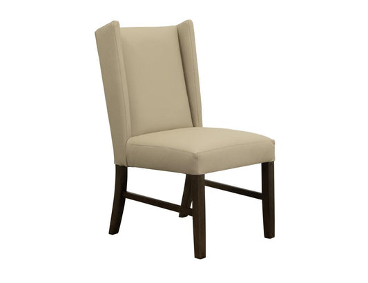 100% Leather Upholstered Wingback Chair | Forge Collection