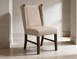 Poly Suede Upholstered Chair - Beige Forge Collection Dining Chair