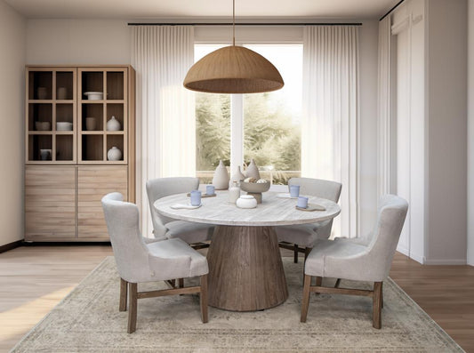 Sahara Wooden Upholstered Chair - Modern Comfort & Craftsmanship