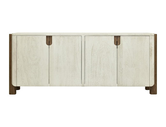 Westmont Console Table - Modern White Wood Storage Console