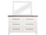 Stoa Mirror - White Wood Bedroom Mirror | Elegant & Sustainable