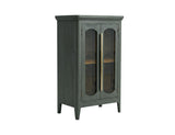 2 Door Console Table with Glass Doors - Brava Transitional Design