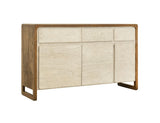 3 Drawer 3 Door Mango Wood Console Table | Evoke