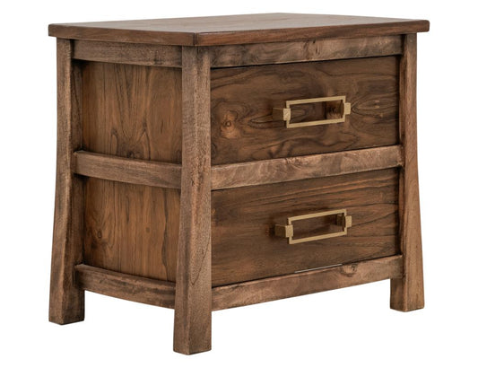 2 Drawer Nightstand | Mango & Teak Bedroom Furniture
