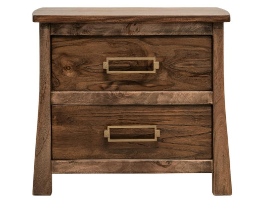 2 Drawer Nightstand | Mango & Teak Bedroom Furniture