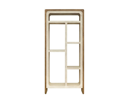 Evoke Bookcase | Modern Mango Wood & Teak Storage for Workspaces