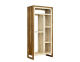 Evoke Bookcase | Modern Mango Wood & Teak Storage for Workspaces