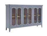 6 Door Console Table | Brava Transitional Storage Console