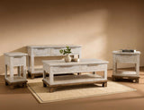 1 Drawer Chairside Table - Golden Loft Light Gray Occasional Table