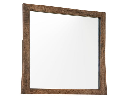 Roots Bedroom Mirror - Mango & Teak Distressed Wood Mirror
