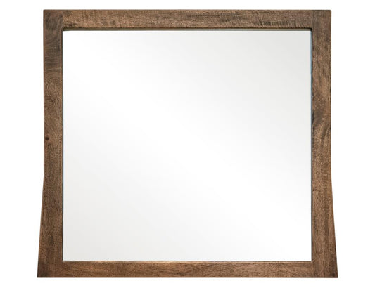 Roots Bedroom Mirror - Mango & Teak Distressed Wood Mirror