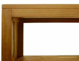 2 Door Bookcase | Porter Solid Wood Storage Cabinet | Mid-Century