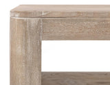 2 Shelf White Balam Sofa Table - Mango & Teak Wood