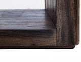 Black Balam 1 Shelf End Table - Mango & Teak Wood