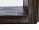2 Shelf Black Balam Sofa Table - Mango & Teak Wood