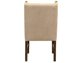 Poly Suede Upholstered Chair - Beige Forge Collection Dining Chair