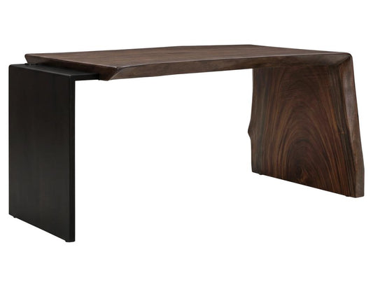 Forge Desk - Live-Edge Parota Modern Desk with Mango Wood