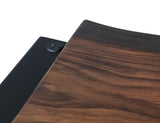 Forge Desk - Live-Edge Parota Modern Desk with Mango Wood