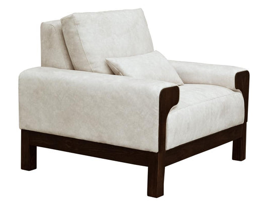 Raramuri Armchair | Leather-Look Upholstered Comfort Chair