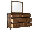 6 Drawer Dresser - Mango & Teak Wood Bedroom Furniture