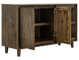 52" 2 Door TV Stand - Savia Solid Wood Media Console