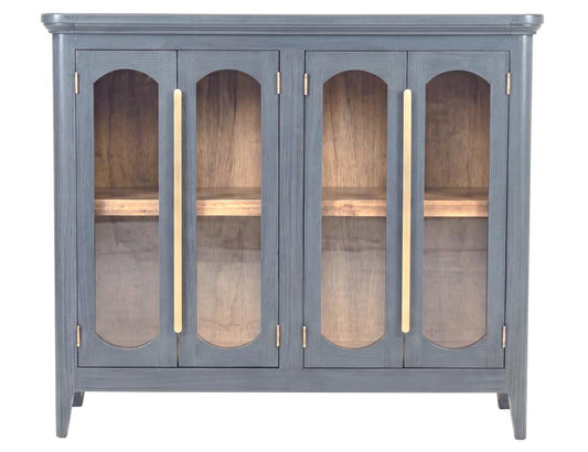 4 Door Console Table - Brava Transitional Storage Furniture
