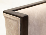 Poly Suede Upholstered Chair | Forge Collection Beige Dining Chair