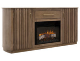Mezquite Collection TV Stand: 1 Drawer & 2 Door Fireplace Media Console