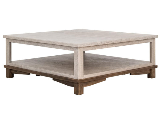 Golden Loft 45" Cocktail Table - Modern Wood Coffee Table