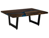 Zaphiro Cocktail Table - Sustainable Melina Wood Live-Edge Design