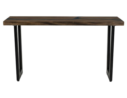 Zaphiro Sofa Table - Sustainable Melina Wood with Live-Edge Design