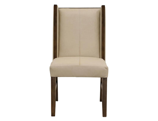 Premium 100% Leather Upholstered Chair | Elegant Seating