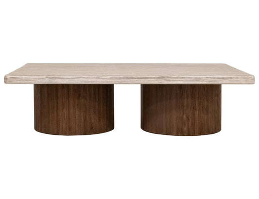 Deluxe Cocktail Table - Organic Modern Mango Wood Design