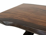 Forge Live Edge Rectangular Dining Table | Modern Design