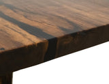 Forge Live Edge Rectangular Dining Table | Modern Design