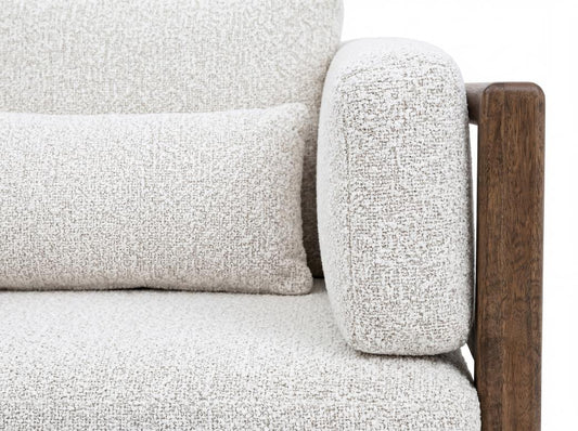 Wooden Frame & Base Armchair | Stylish Comfort Seating