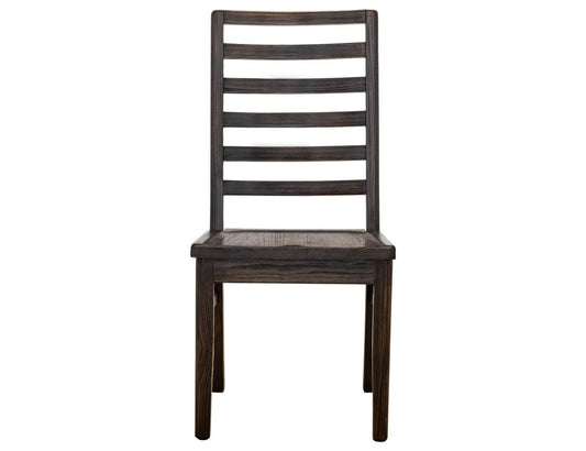 Black Balam Wooden Chair - Solid Pine Dining Chair
