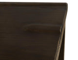 Black Balam Wooden Chair - Solid Pine Dining Chair