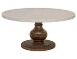 Lumiere Round Pedestal Dining Table | Solid Pine Wood