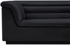 Cascade Velvet Fabric Sofa