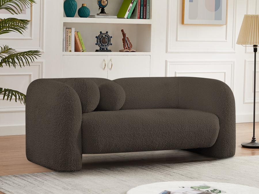 Emory Boucle Fabric Loveseat