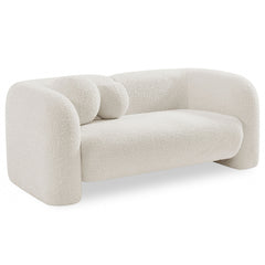 Emory Boucle Fabric Loveseat