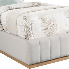 Lucia Linen Textured Fabric Bed