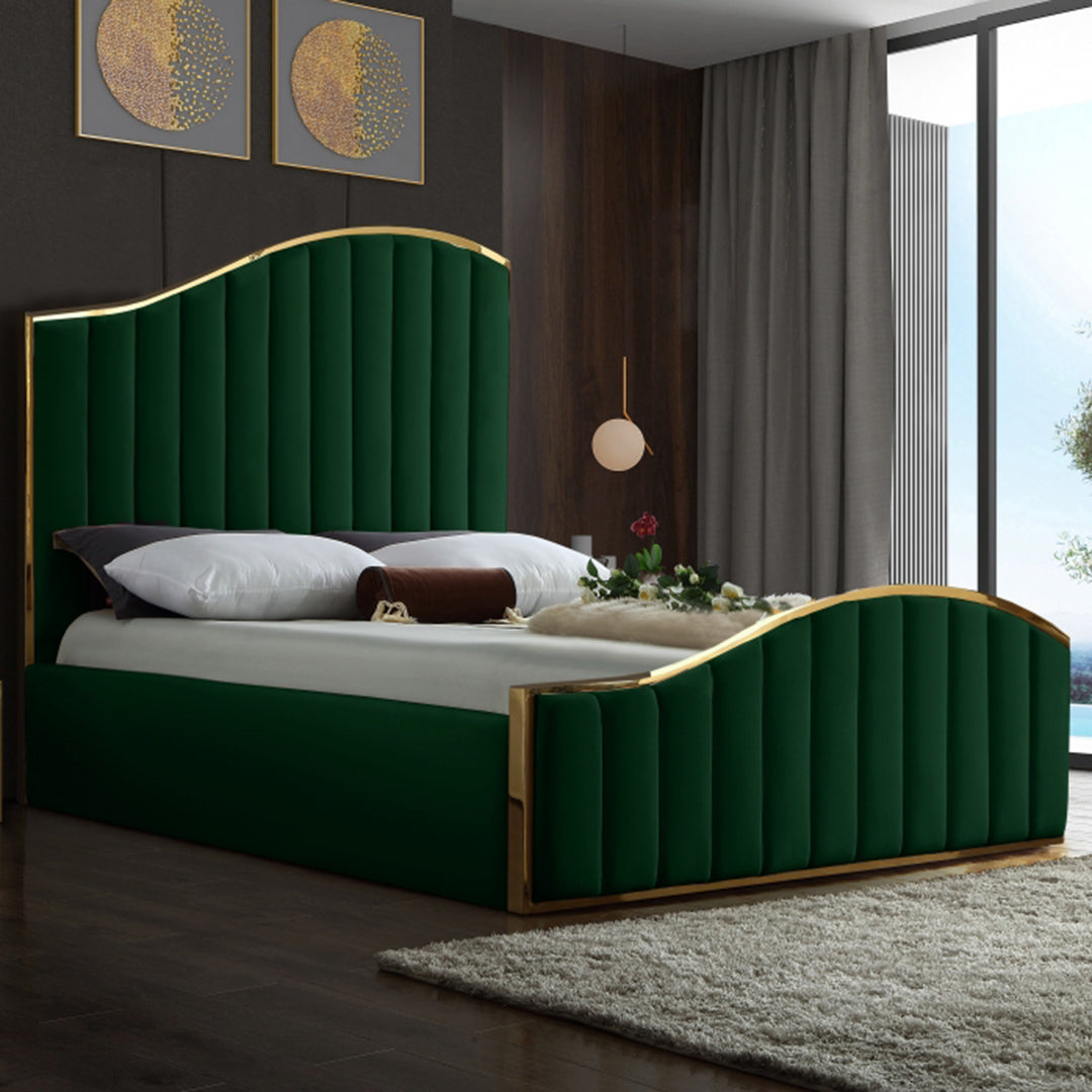 Jolie Velvet King Bed