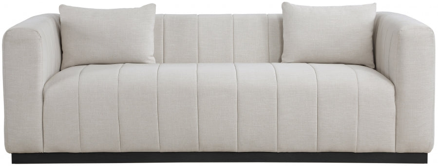 Lucia Linen Textured Fabric Sofa