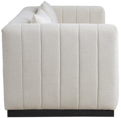 Lucia Linen Textured Fabric Sofa